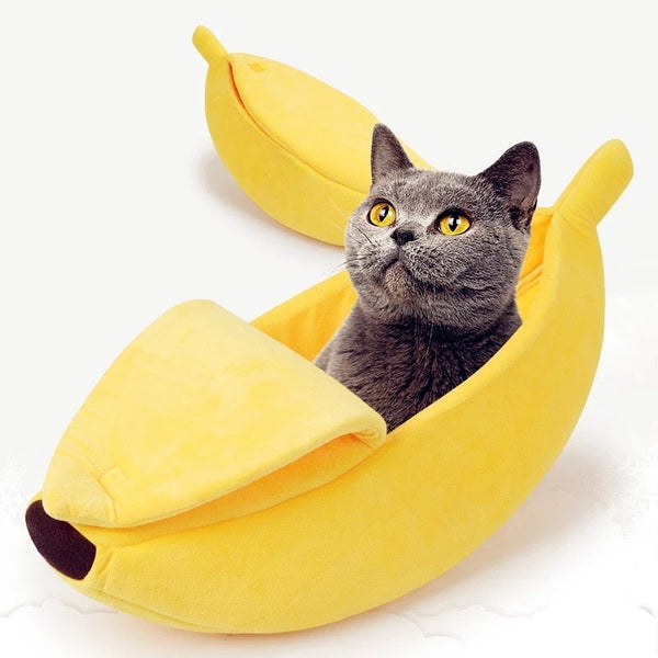 Funny Banana Cat Bed House